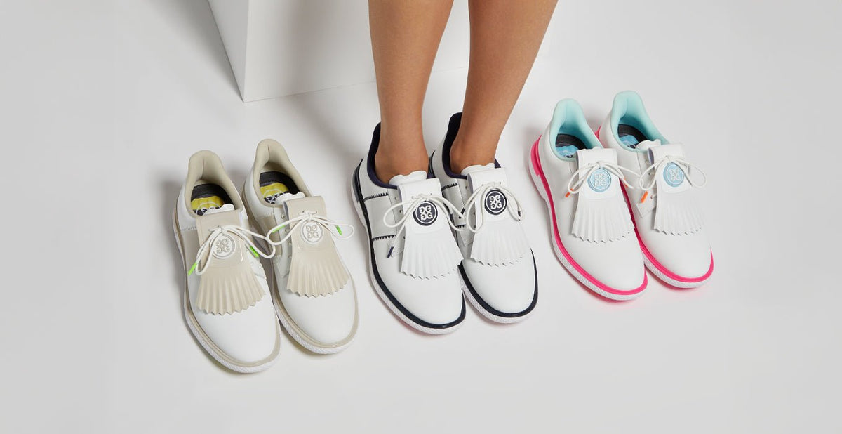 【G/FORE】25AW新作 WOMEN'S GALLIVAN2R STIPPLED GOLF SHOE G/FORWOMEN'S GALLIVAN2R TUXEDO STRIPE STIPPLED GOLF SHO