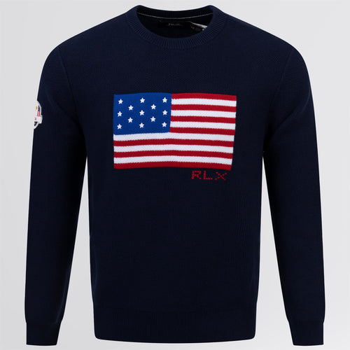 US Ryder Cup Flag Sweater Refined Navy
