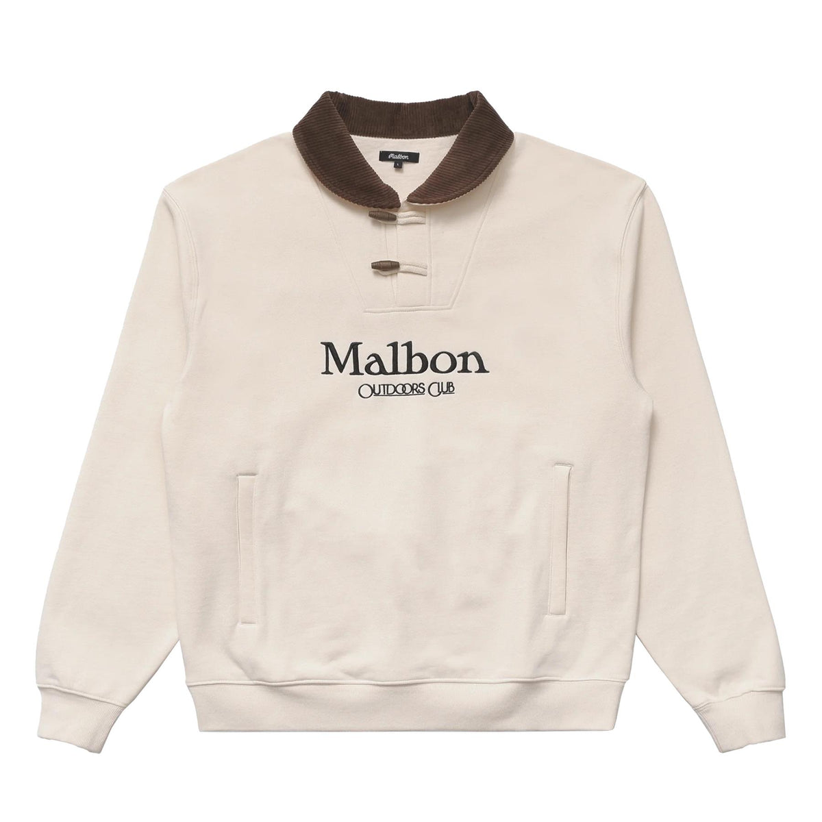 Malbon Golf Flint Shawl トレーナー Ivory Navy 送料込み 0ae2899d-fac1-4559-b251-