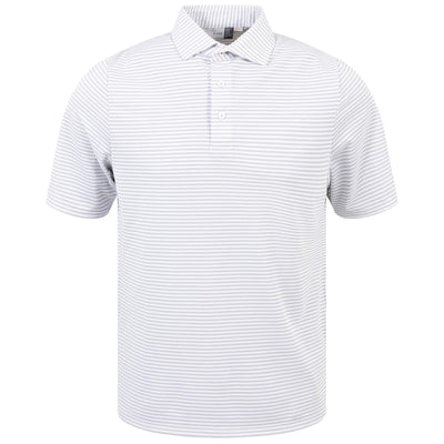 Lee Stripe Comfort Fit Stretch Polo Alloy/White - 2024