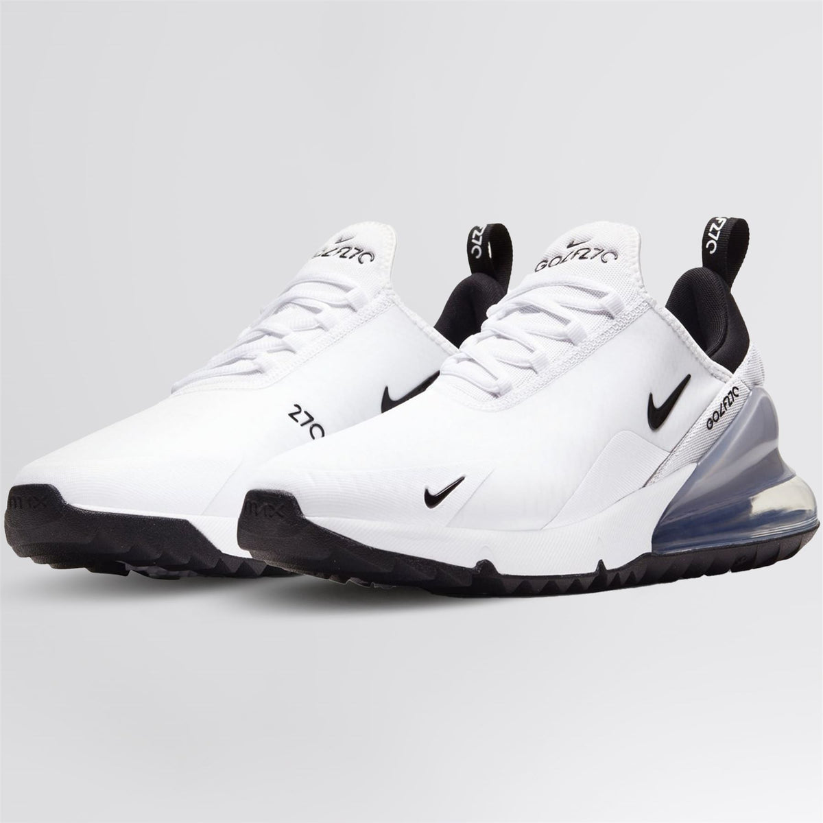 Nike Air Max 270 Golf Shoes White/Black/Pure Platinum | TRENDYGOLF UK