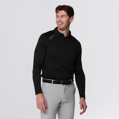 Bannock LS Polo Black