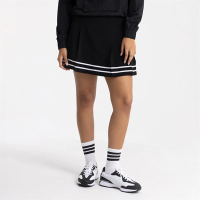 Jodie Stripe Skort Black/White