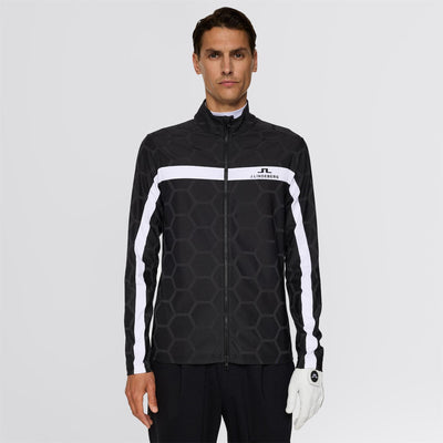 Jarvis Jacquard Tour Mid Layer Causeway Black