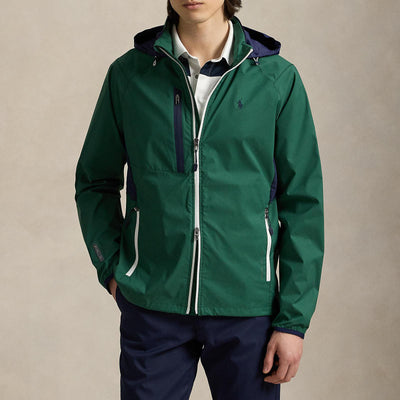 RLX Full Zip Woven Windbreaker Jacket Kelly Green