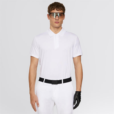 Aleks Hybrid Knit Polo White