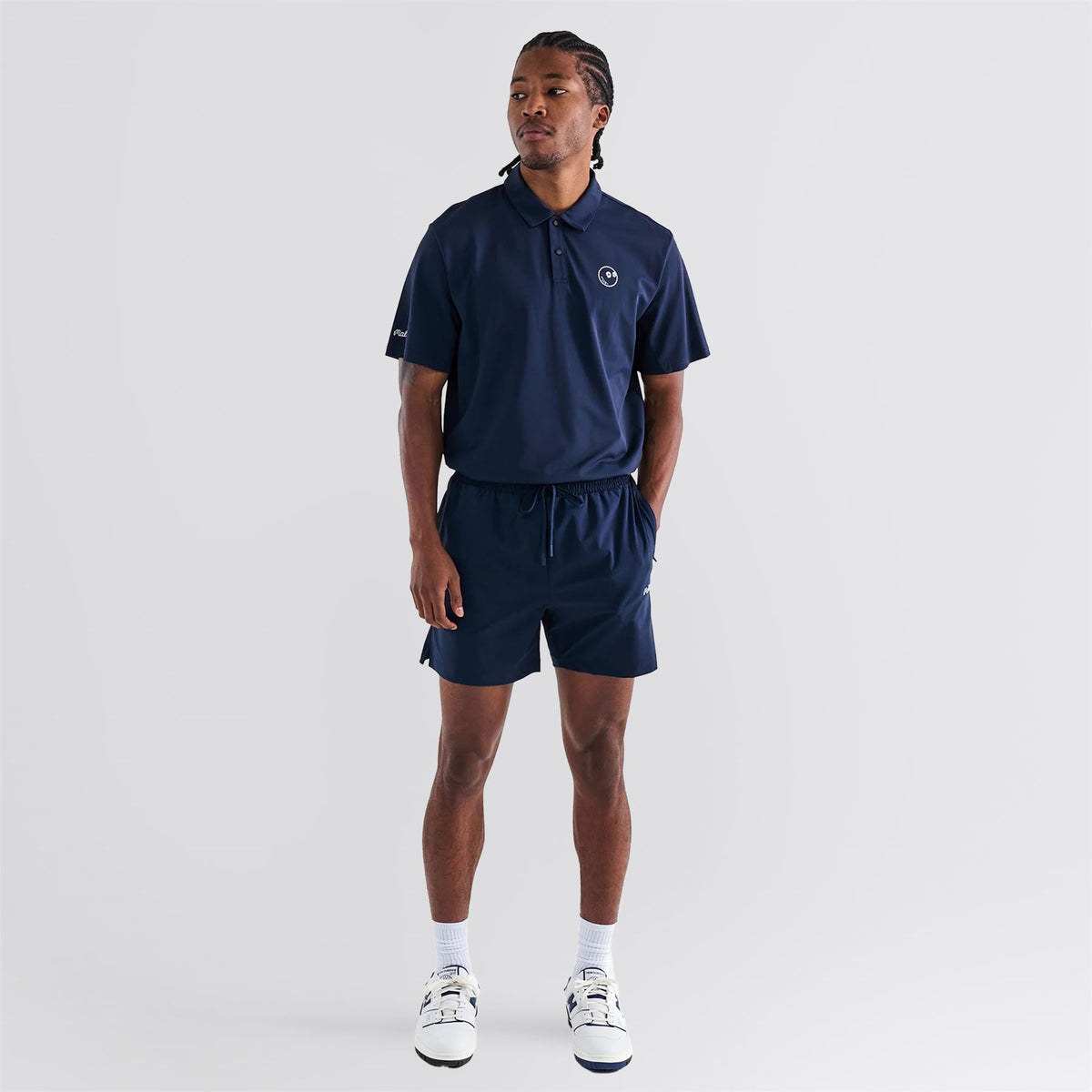 Malbon Golf Performance Poly Tech Short Navy | TRENDYGOLF UK