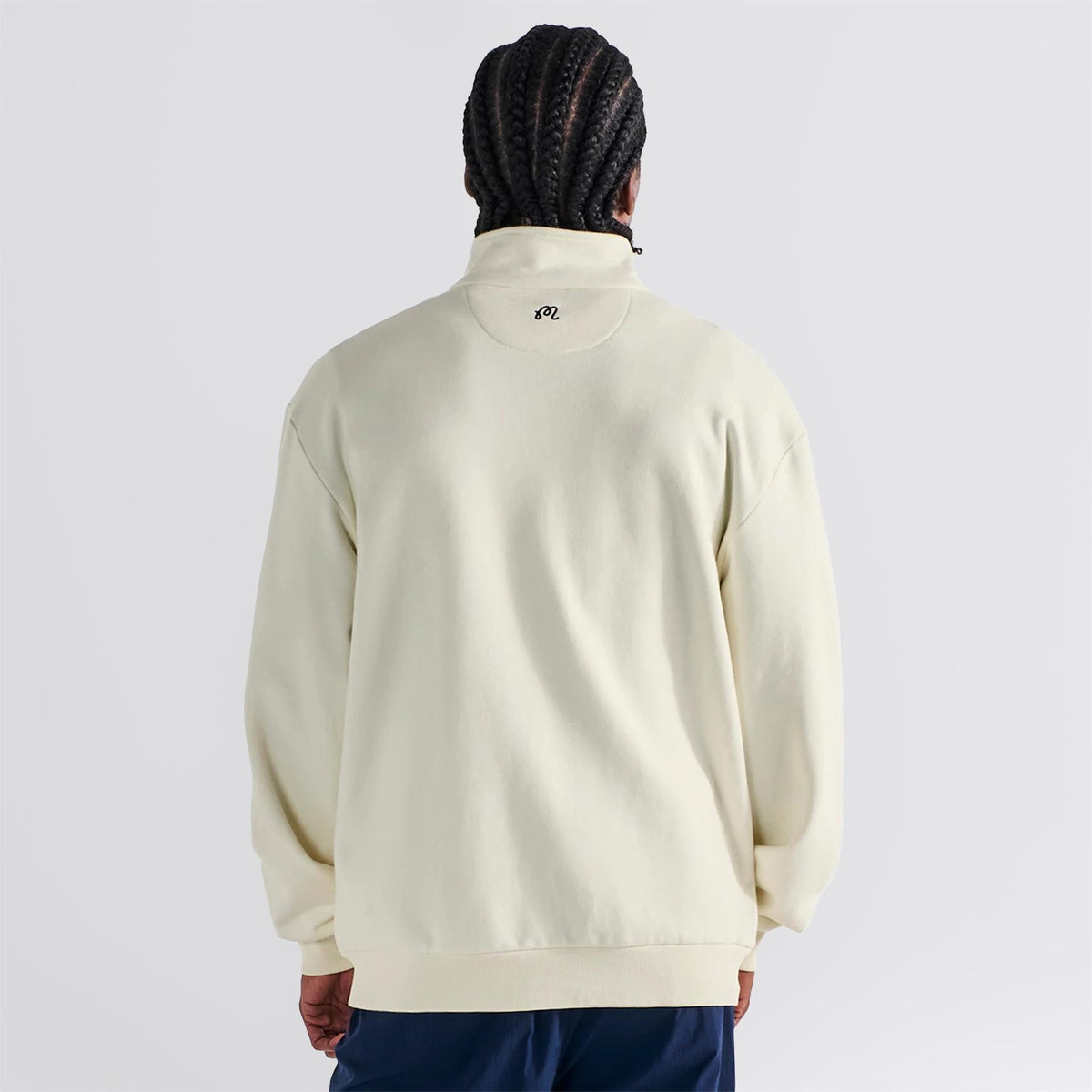 Malbon Golf University Double Zip Mid Layer Cream | TRENDYGOLF UK Malbon Golf University Double Zip Mid Layer Cream | TRENDYGOLF UK