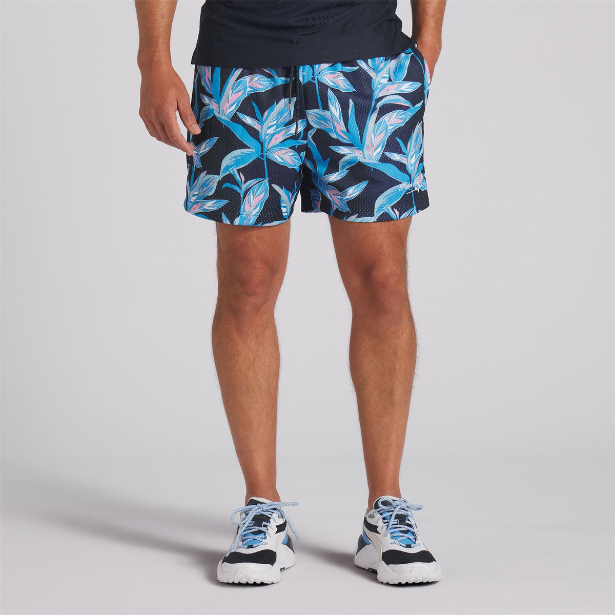 Puma x PTC Range Print Golf Shorts Deep Navy | TRENDYGOLF.COM
