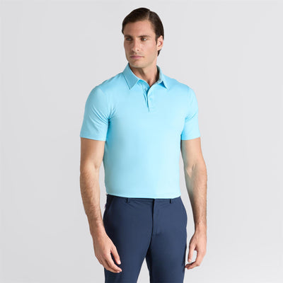 Melange Ice Nylon Polo Breeze Melange