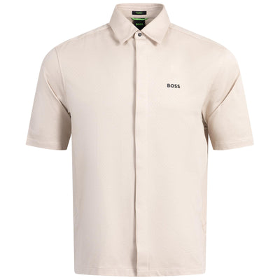 Mesh Heritage Shirt Open Beige