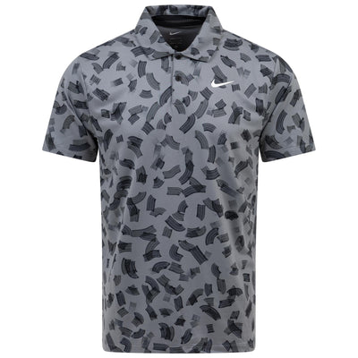 Dri-FIT Tour Micro Print Polo Smoke Grey