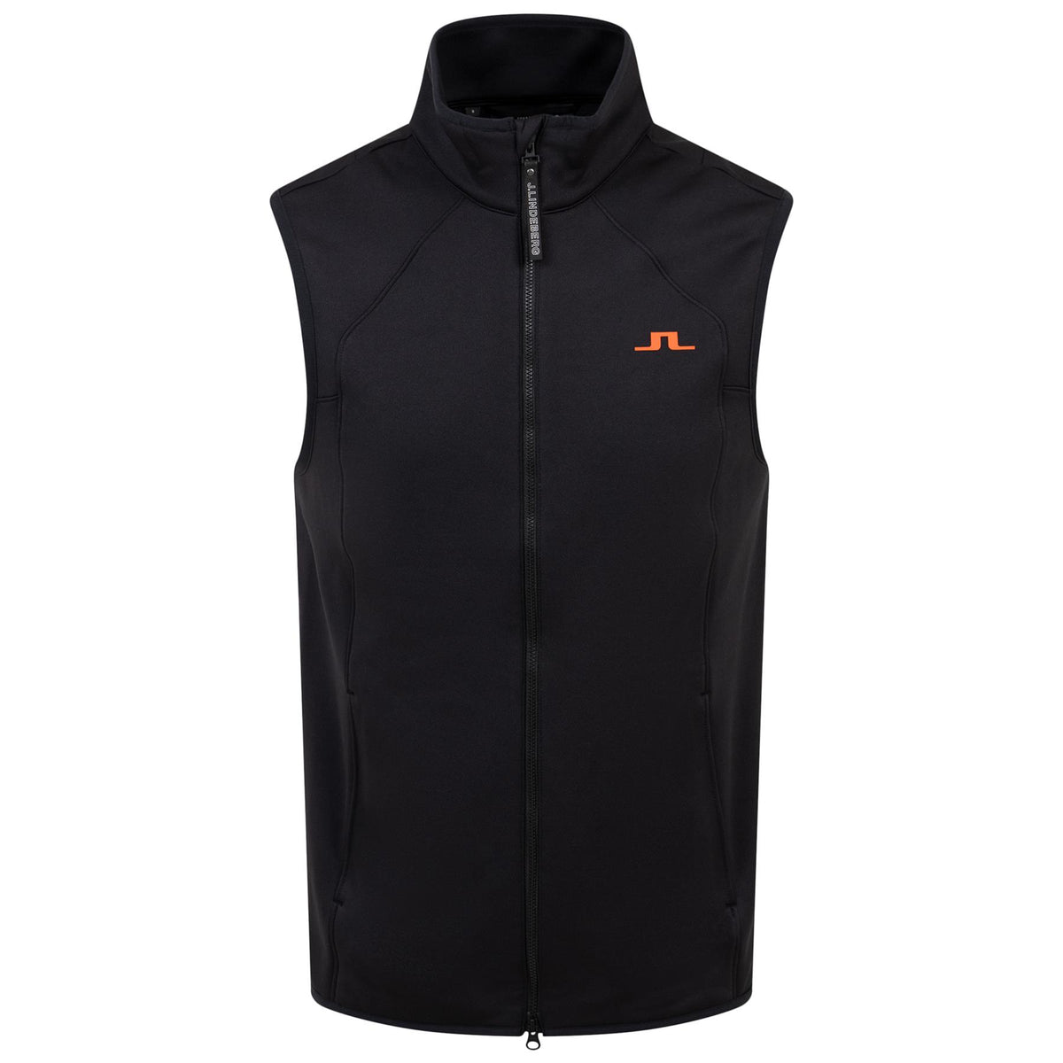 J.Lindeberg Santino Full Zip Polartec Power Stretch Gilet Black J.Lindeberg Santino Full Zip Polartec Power Stretch Gilet Black