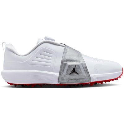 Air Jordan Grove Golf Shoes White/Black/Metallic Silver