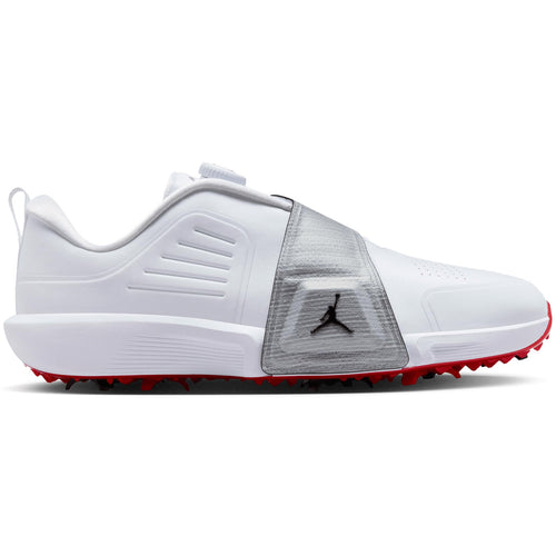 Air Jordan Grove Golf Shoes White/Black/Metallic Silver