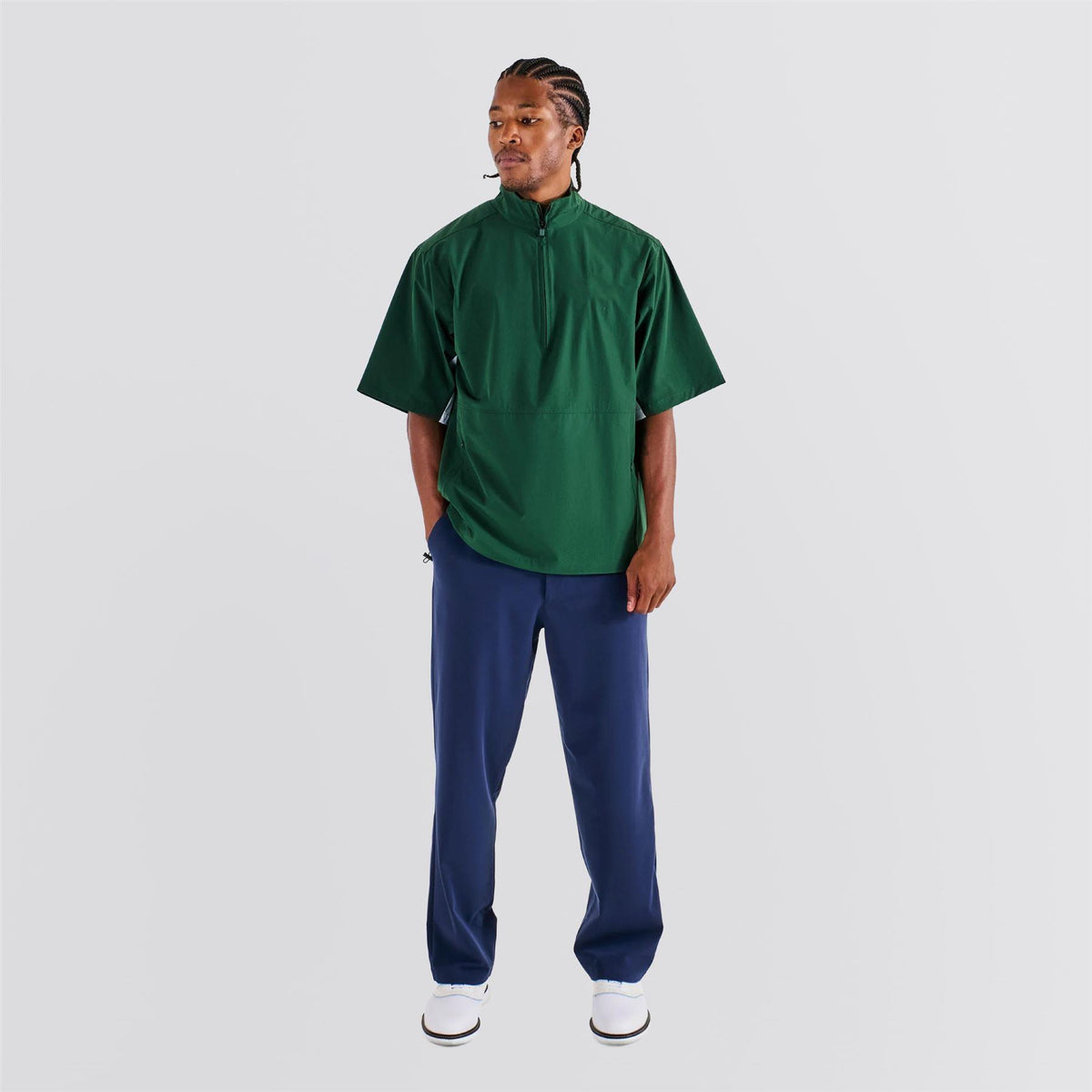 Malbon Pine Windshirt Forest | TRENDYGOLF UK
