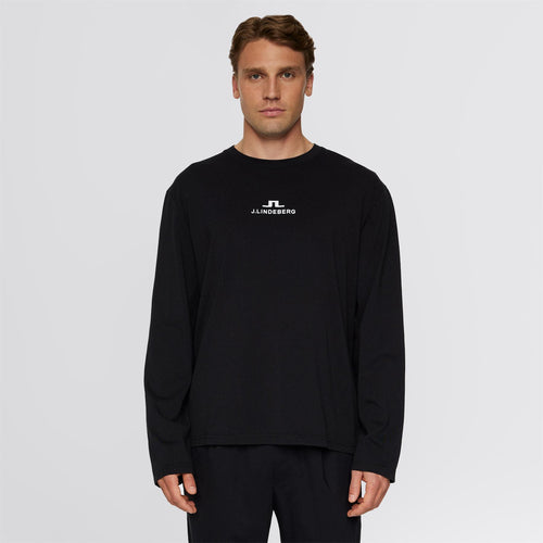 Cale Logo LS T-Shirt Black
