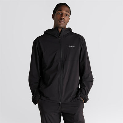 Performance Full Zip Shell Jacket Black