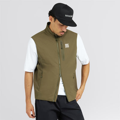 Insulated Course Gilet Dark Olive