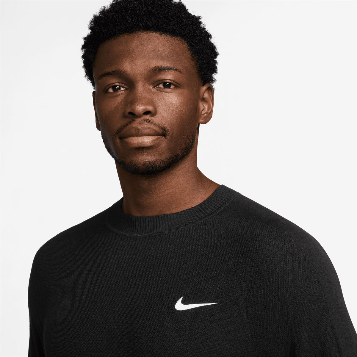 black crewneck nike