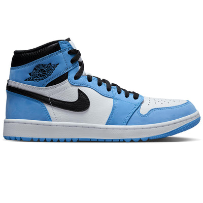 Air Jordan 1 High Top Golf Shoes Blue/White