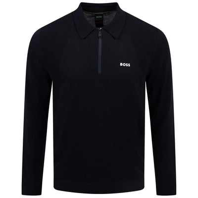 Momentum Lite LS Polo Dark Blue