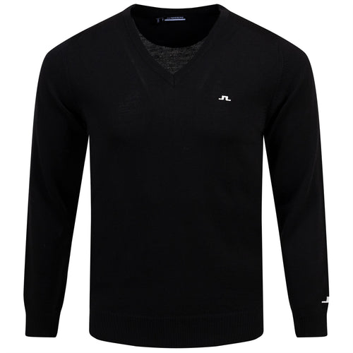Lymann V-Neck Tour Merino Sweater Black - SS24