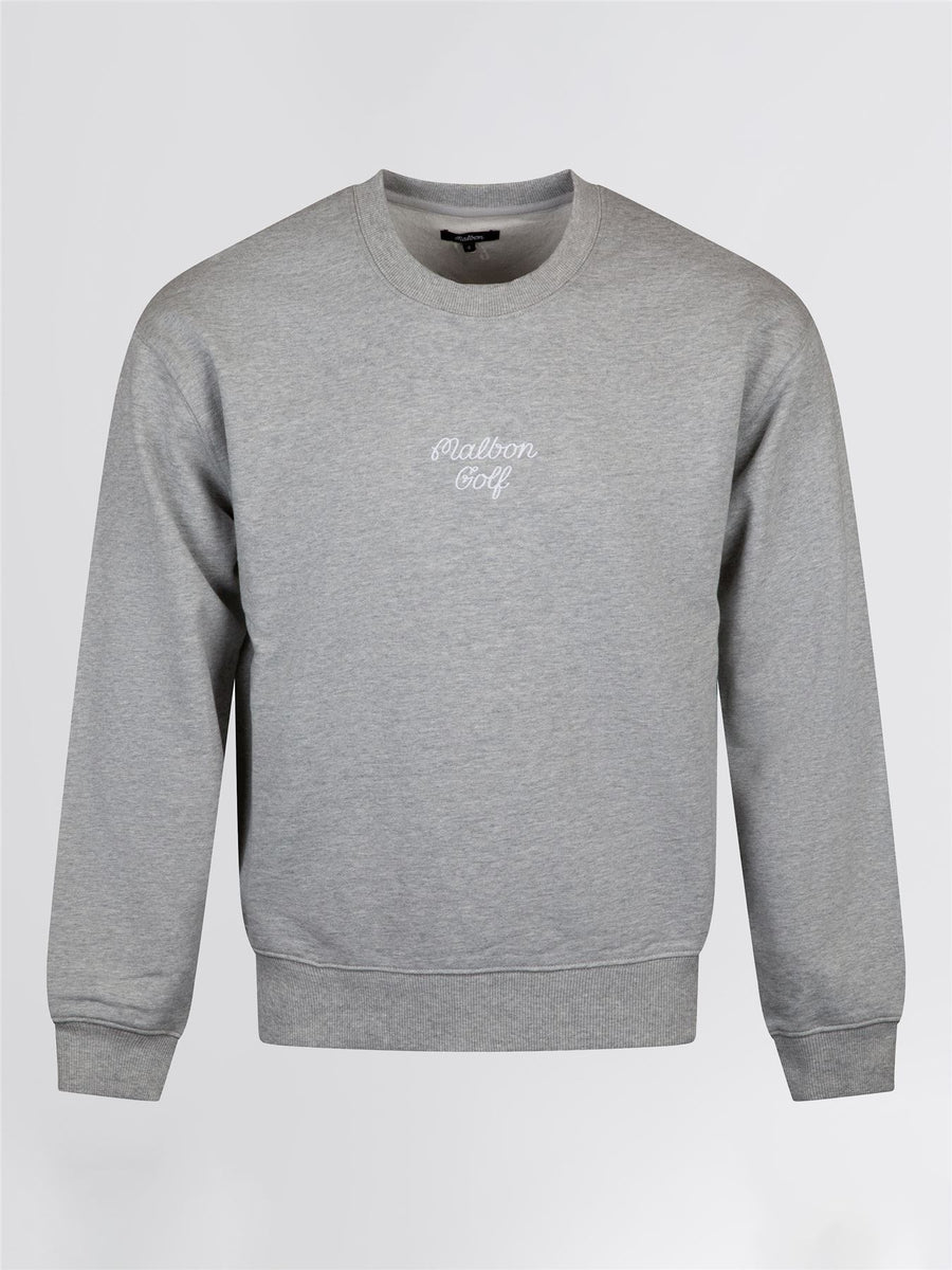 Malbon Golf Evergreen GC Crewneck Sweatshirt Heather | TRENDYGOLF UK