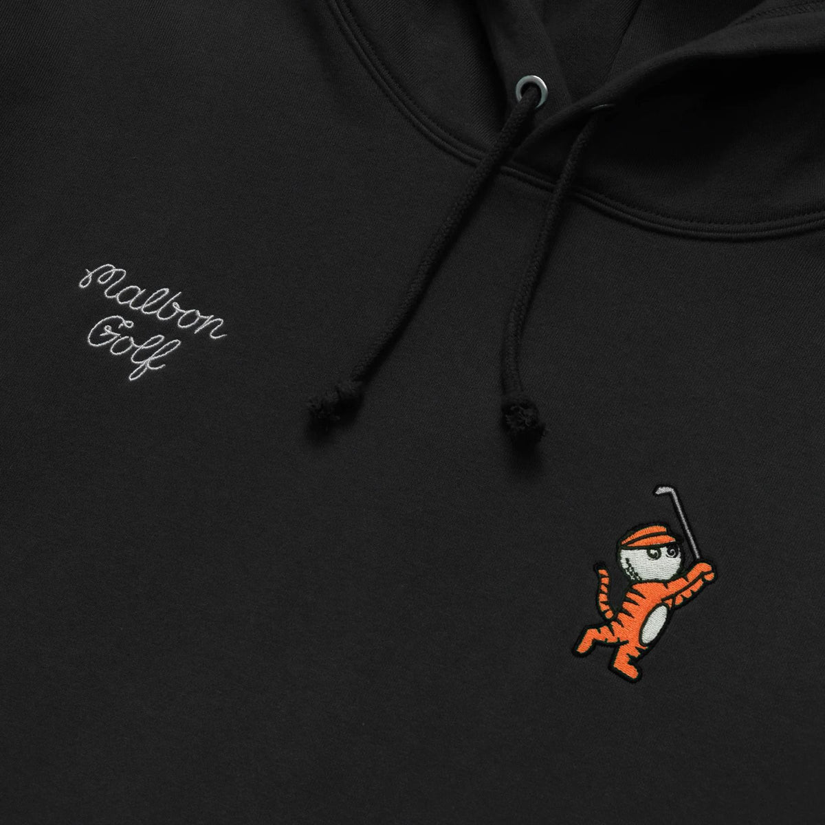 Malbon Golf Tiger Buckets GD Hoodie Black | TRENDYGOLF UK
