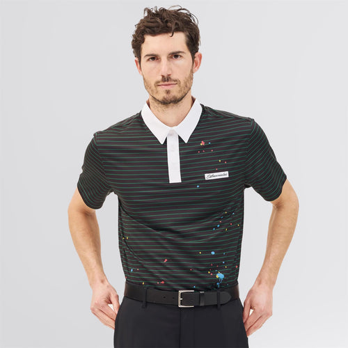 Jackson Polo Eden Green Stripe