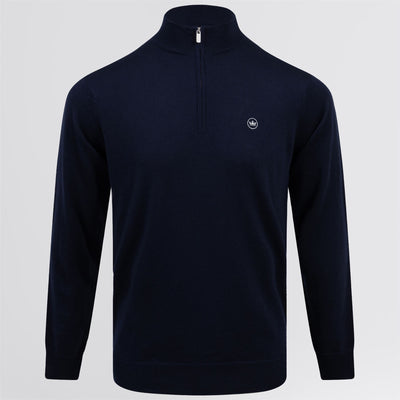 Autumn Crest Quarter Zip Knit Navy