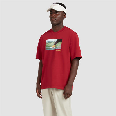 x Reebok I'll Walk T-Shirt Burgundy