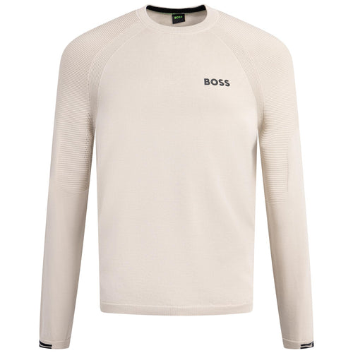 Perform Max Crew Neck Open Beige