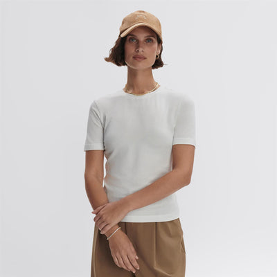 Regina Fitted Tee White
