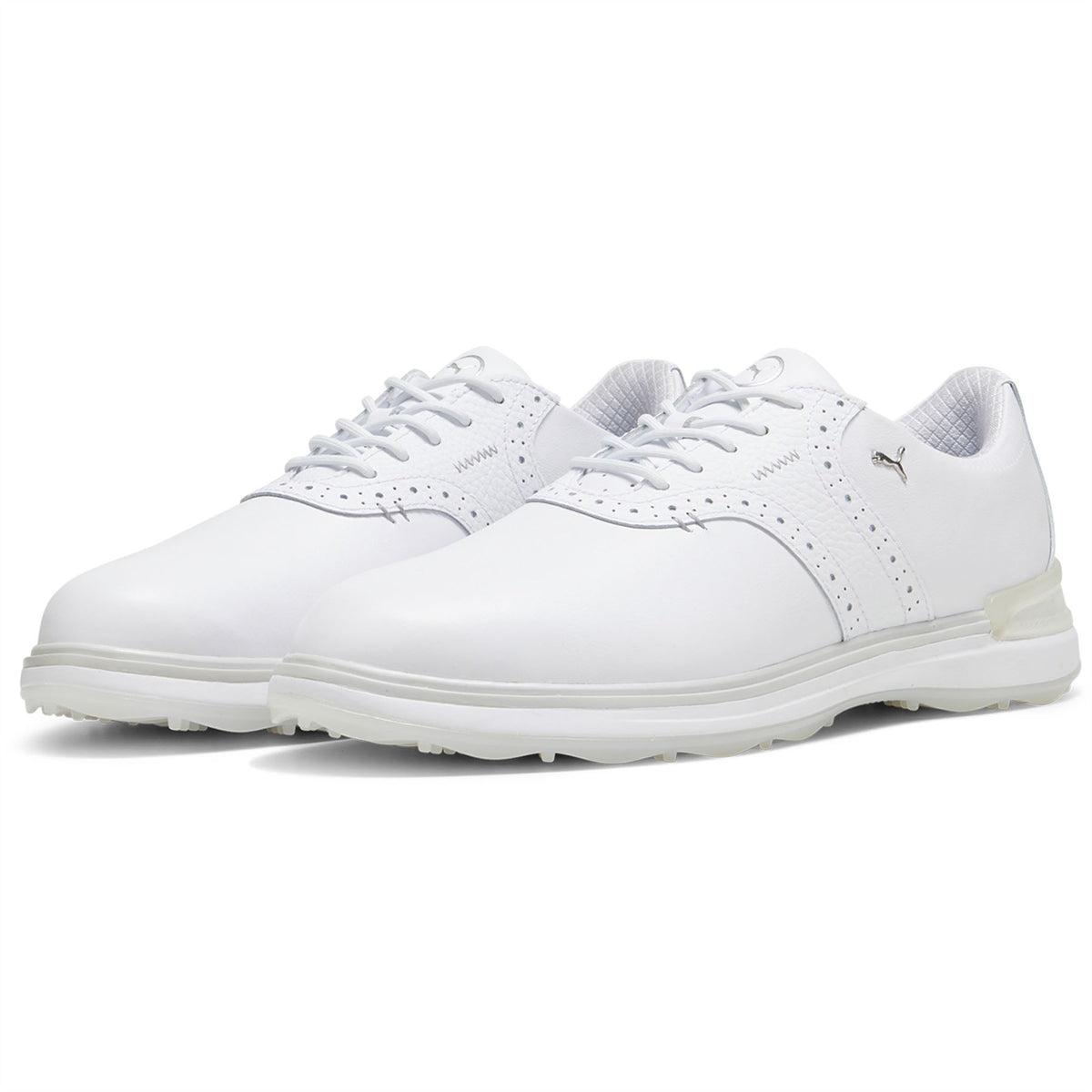 Puma Avant Leather Spikeless Golf Shoes White