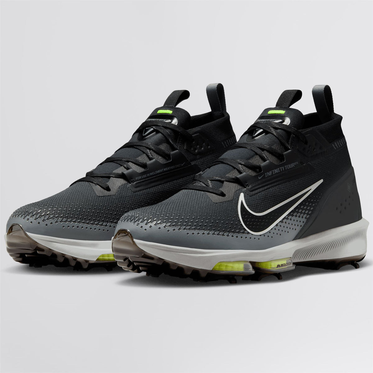 Nike Infinity Tour NEXT% 2 GTX Golf Shoes Dark Smoke Grey/Black