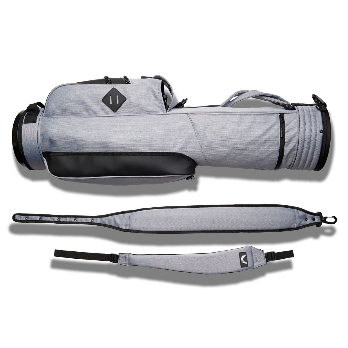 Utility Rover-R Double Strap Bag Light Grey Herringbone