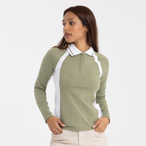 Pitch Thermal Polo Sage Green