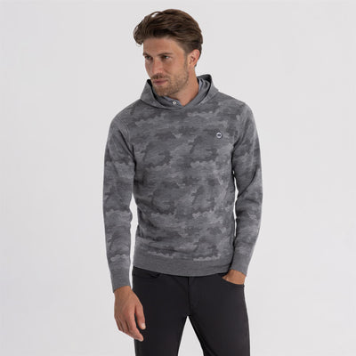 Camo Popover Hoodie Gale Grey