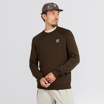 Merino Wool Crewneck Hickory