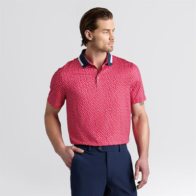 3/G's Tech Jersey Polo Lava