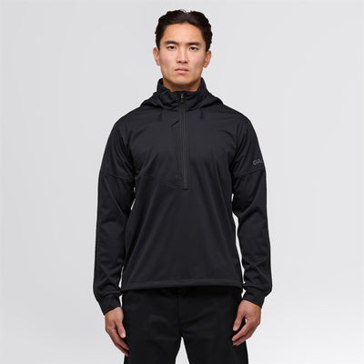 Luke CONCEPT Hooded Windproof Jacket Black