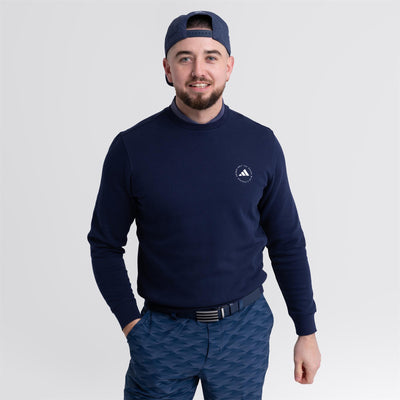 Core-Sweatshirt mit Rundhalsausschnitt, reguläre Passform, Marineblau – SS24
