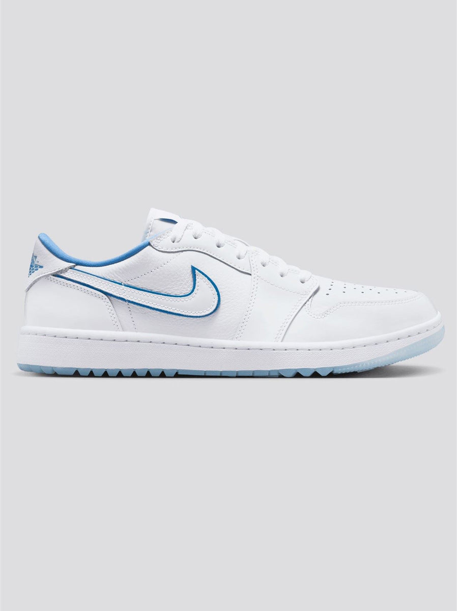 Nike Air Jordan 1 Low Golf 青/白 Jordan Golf Air Jordan 1 Low Golf Shoes White/Legend Blue/Blue
