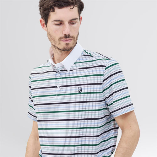 Grid Polo Bright White
