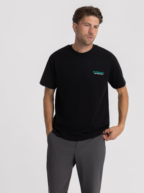 NM Circle Logo Tee Black