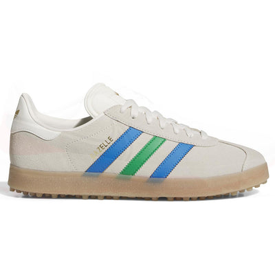 Gazelle Spikeless Golf Shoes Chalk White/Green/Bluebird