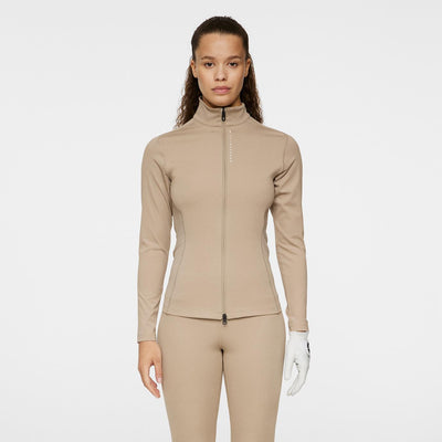 Mel Zip Mid Layer Vintage Khaki