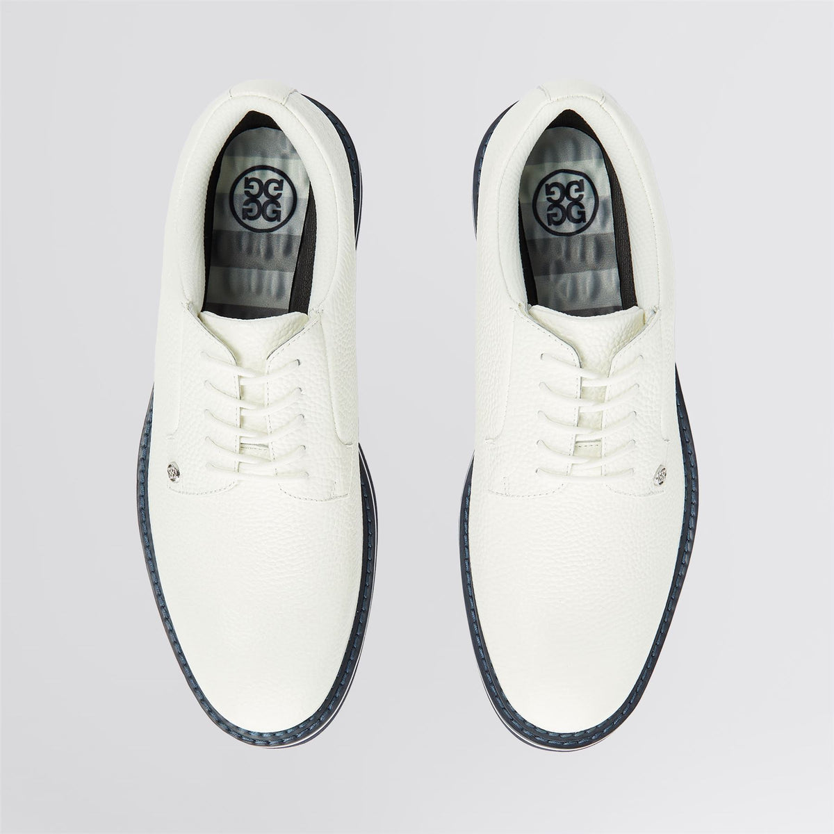 G/FORE GALLIVANTER Full Grain Leather Golf Shoes Snow/Twilight