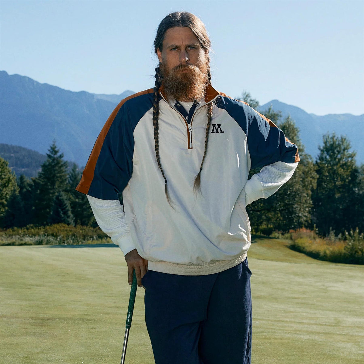 メンズウェア Malbon Golf ネイバーフッド - Neighborhood x Malbon Golf . Quarter Zip